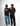 Two people wearing black FRANCO'S FULLGAS DUO BLACK T SHIRT t-shirts with 'Fullgas!' branding on a white background