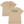 Front and back view of a beige t-shirt with the text 'CREATORS OF CHAMPIONS' on the back.