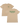 Front and back view of a beige t-shirt with the text 'CREATORS OF CHAMPIONS' on the back.