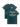 A green t-shirt with 'CREATORS OF CHAMPIONS' text and the year '1985' on it, displayed in two different views.