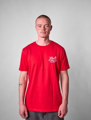 Man wearing a Creators of Champions T-shirt Franco's FULLGAS!