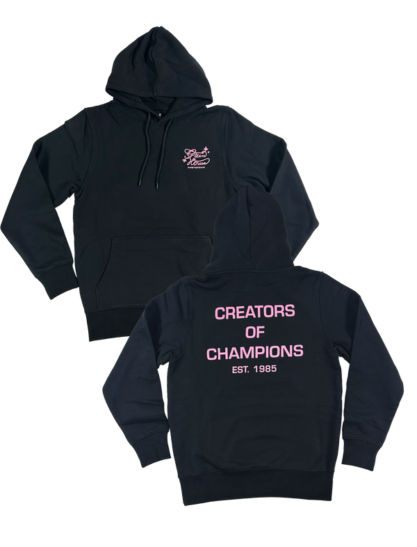 Creators of Champions Hoody Black-Pink
