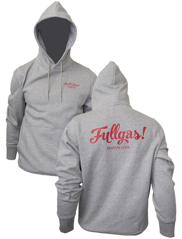 GH Hoody Fullgas! Grey Red