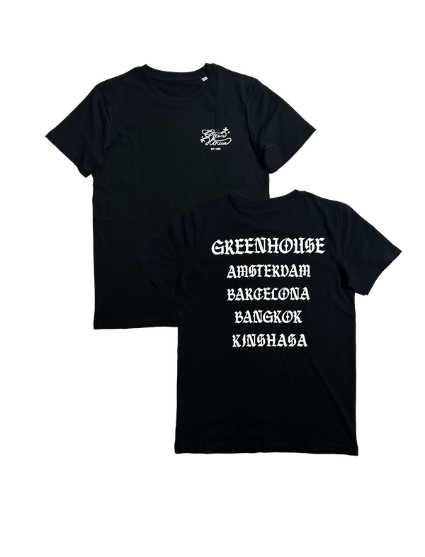 Green House World City T-shirt black