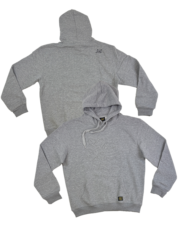 Green House Hoody Embossed Grey