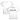 Two white t-shirts with 'Strain Hunters' text printed in black, one displayed front-facing and the other back-facing.